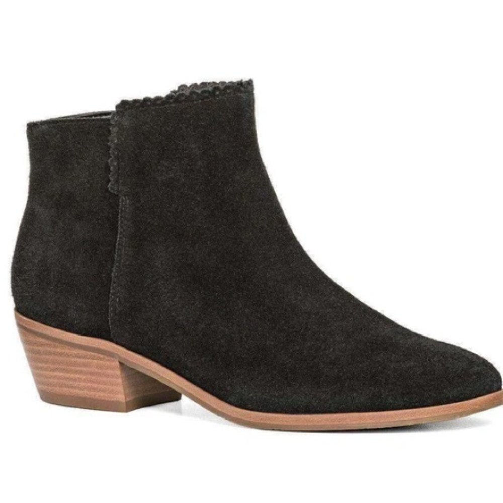 NWOT Jack Rogers Bailee Black Suede Booties
